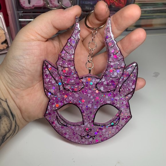 Handmade Kitty Keychain - Picture 1 of 8